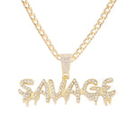 FREE | ICED SAVAGE CUBAN CHAIN - 18K GOLD