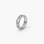 CLEAN LINK RING - SILVER