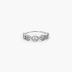ICED CONNECTION RING - SILVER