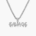 FREE | ICED SAVAGE CUBAN CHAIN - SILVER