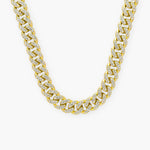 14MM ICED CUBAN CHAIN - 18K GOLD