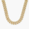 14MM PRONG CUBAN CHAIN - 18K GOLD