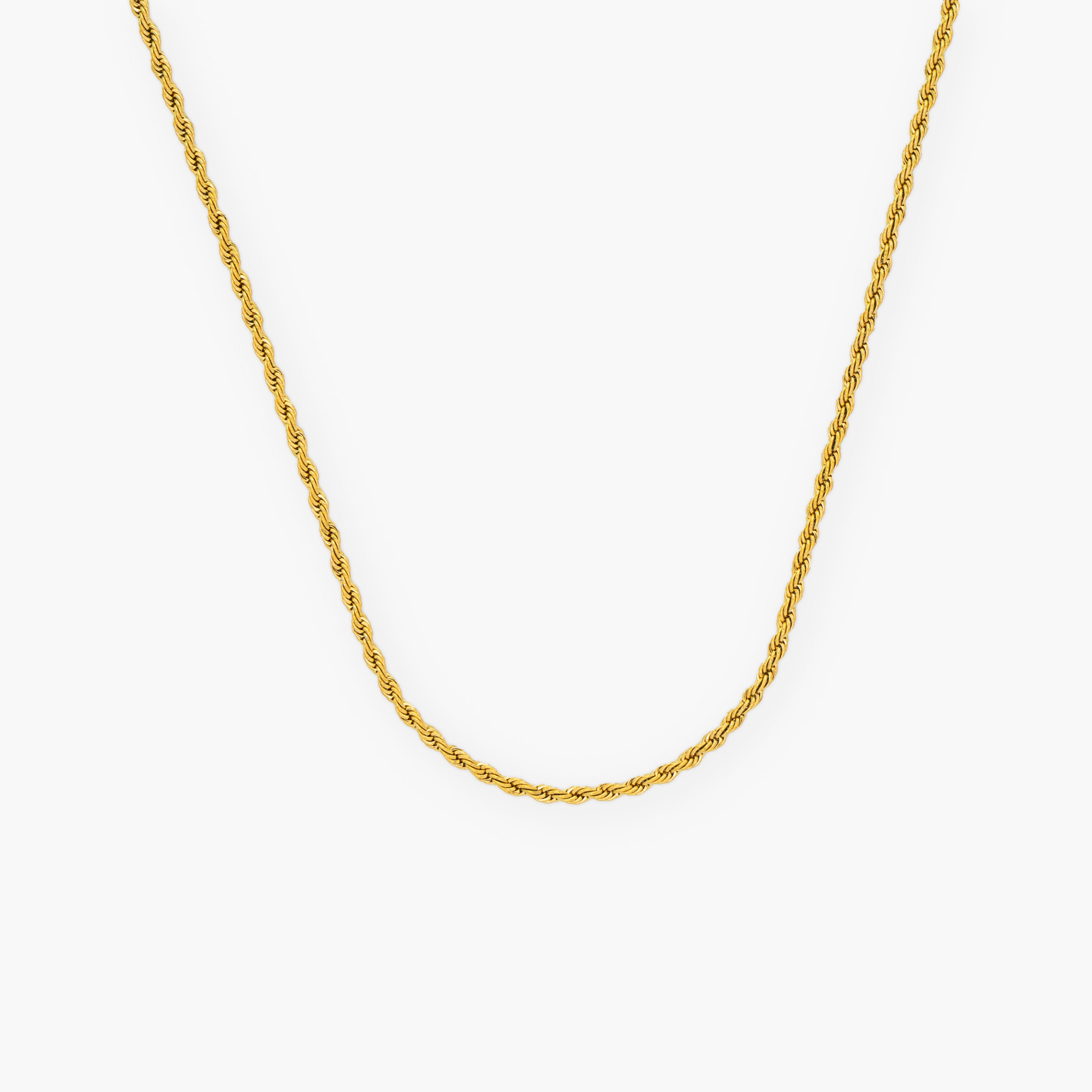 FREE | 2MM CLEAN ROPE CHAIN - 18K GOLD