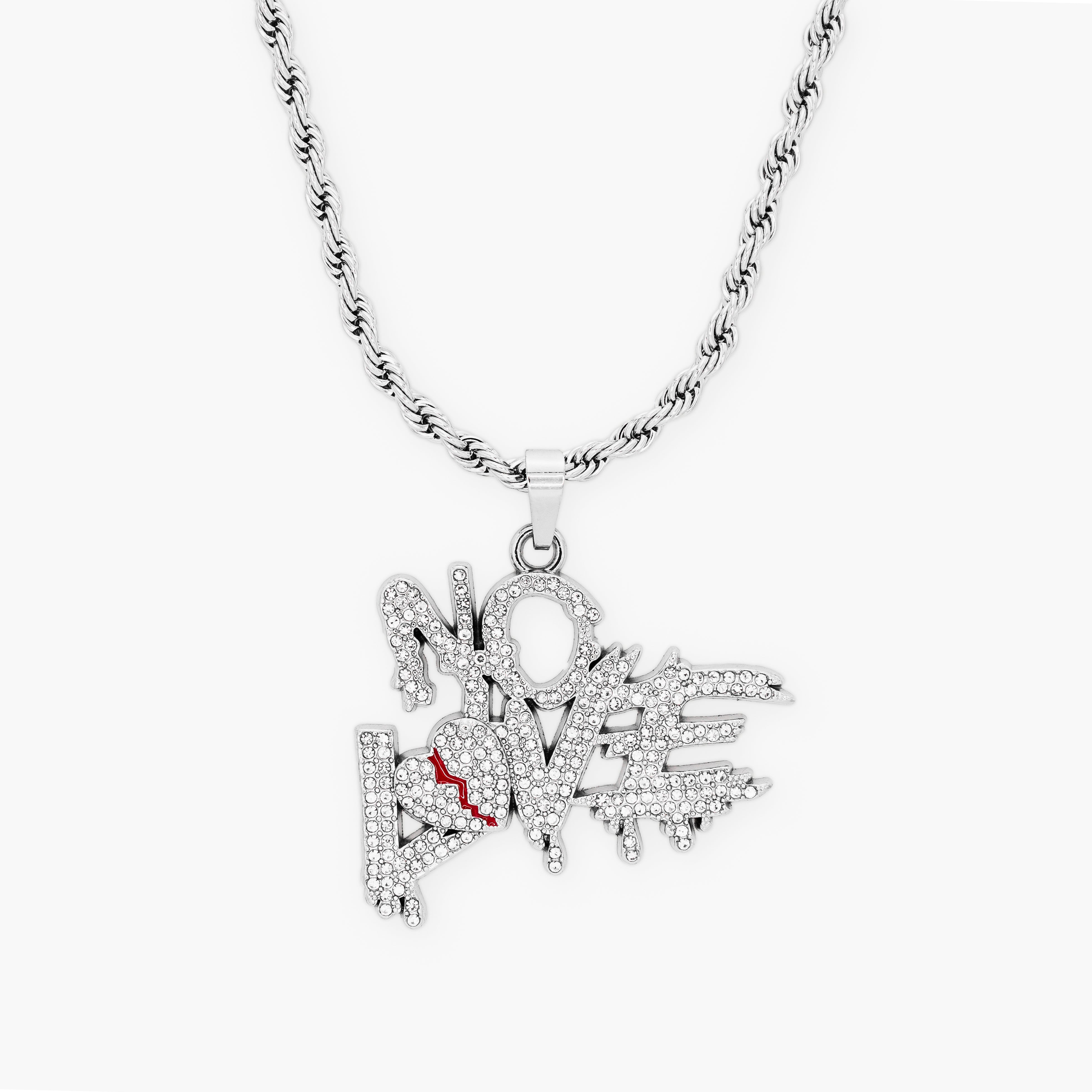 NO LOVE ROPE CHAIN - SILVER