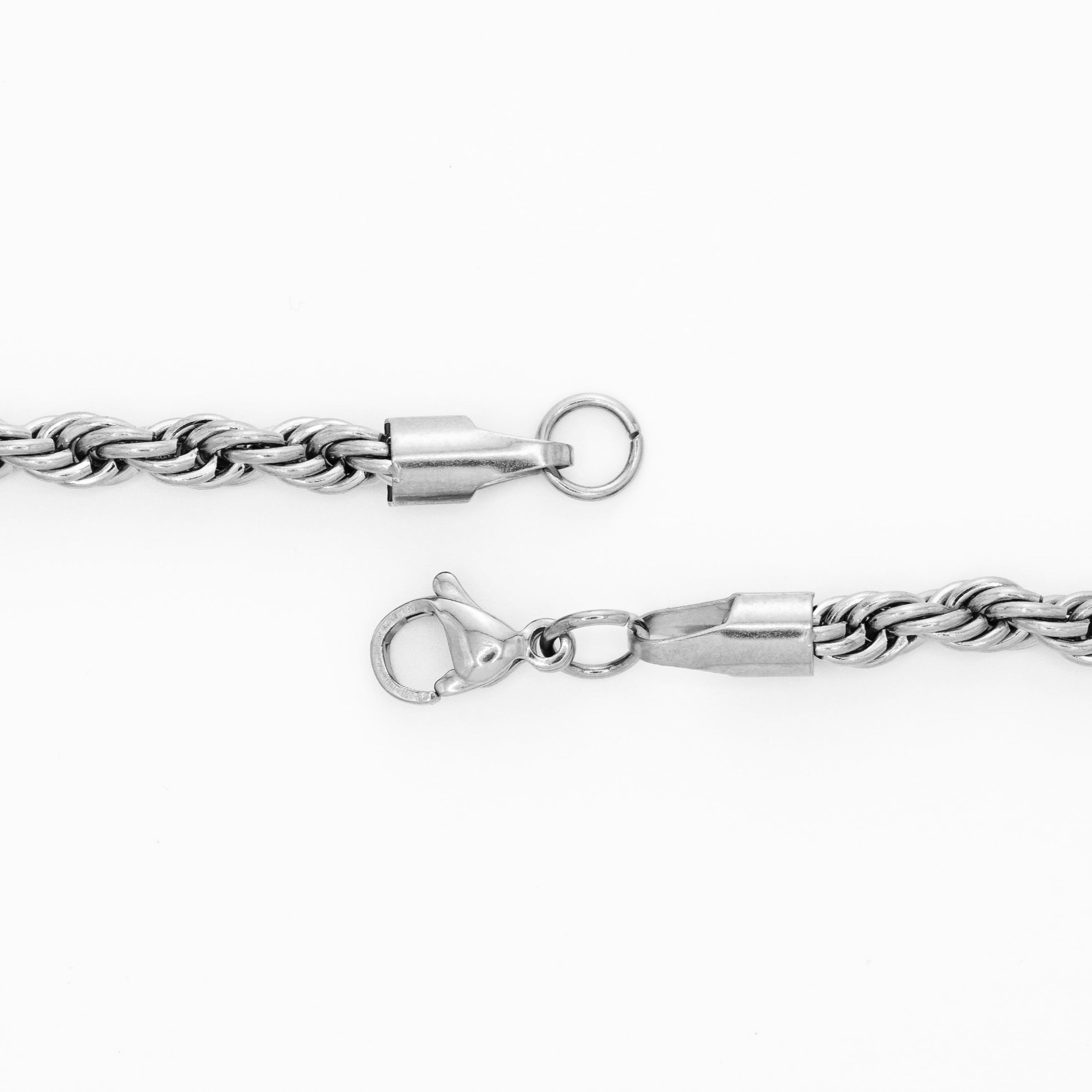 NO LOVE ROPE CHAIN - SILVER