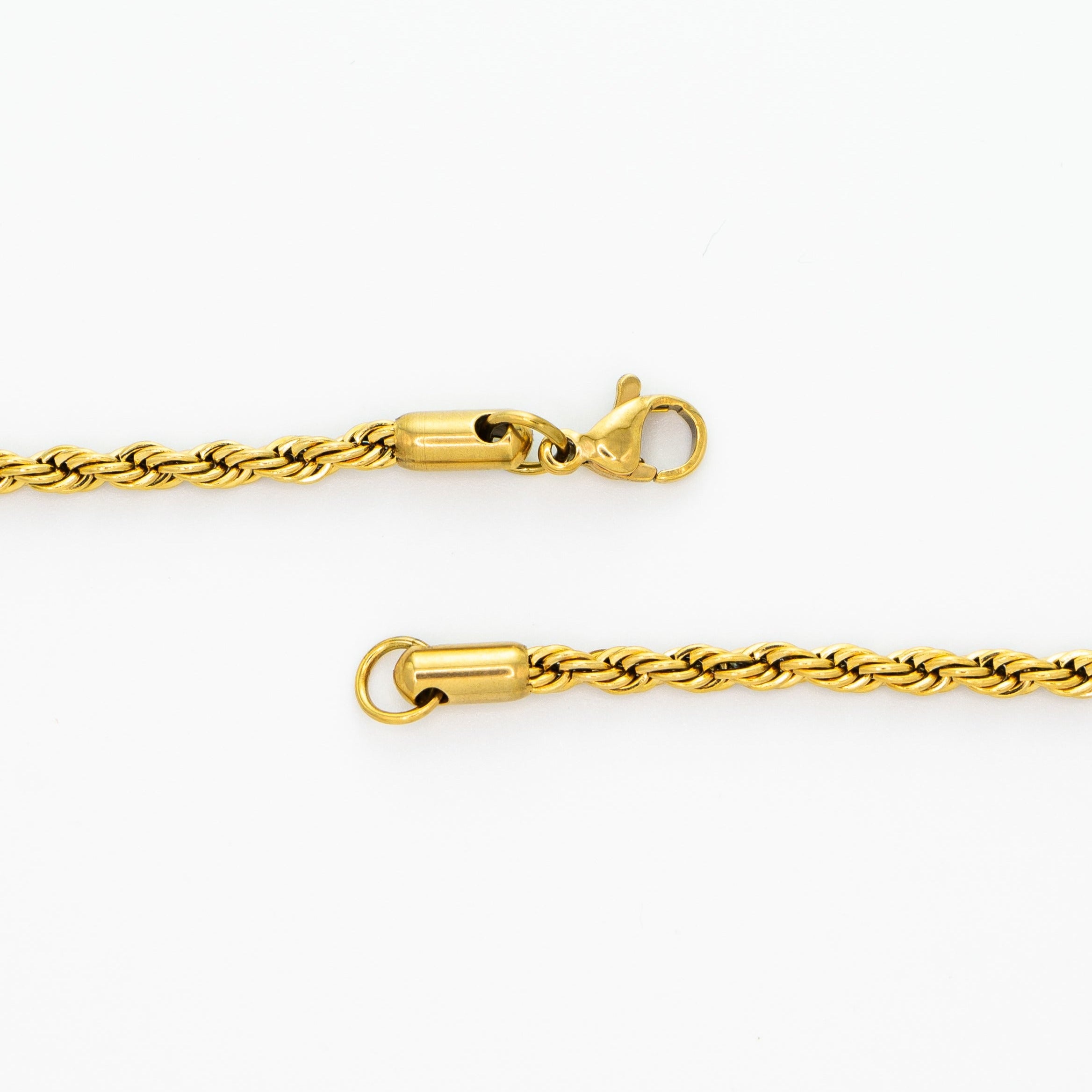 LIGHTNING ROPE CHAIN - 18K GOLD