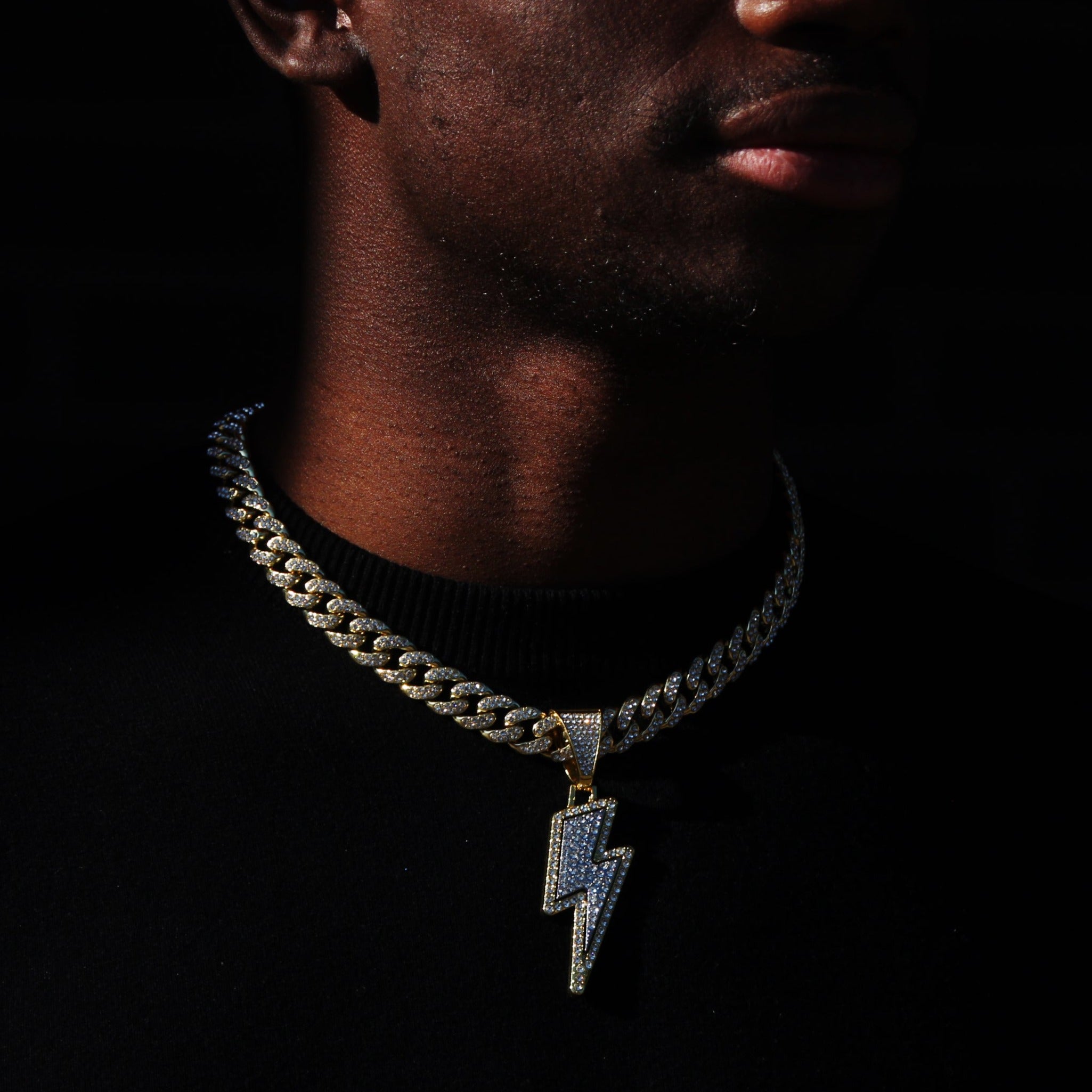 LIGHTNING 14MM CUBAN CHAIN - 18K GOLD