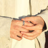 ICED CUBAN RING - SILVER