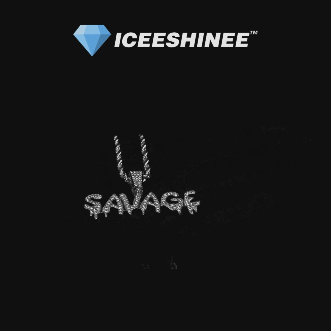 FREE | ICED SAVAGE ROPE CHAIN - SILVER