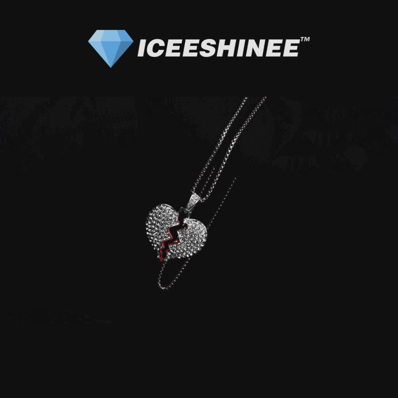 FREE | BROKEN HEART CHAIN - SILVER