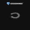 Load and play video in Gallery viewer, 20MM ICED PRONG BRACELET - SILVER